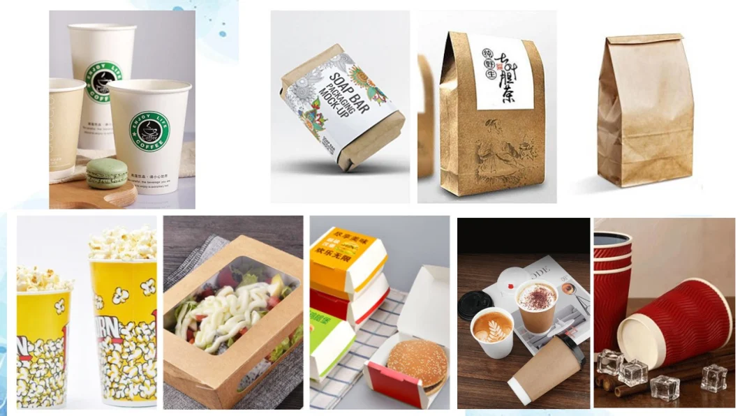 Good Price Printed/Unprinted Paper Cup Paper Cup Fan Paper Box Raw Material Single or Double Side Sheet/Roll PE Coated Paper